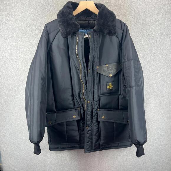 RefrigiWear Other - RefrigiWear Jacket Mens M Insulated Water Repellent Zip Up Snap Iron Tuff 0358R